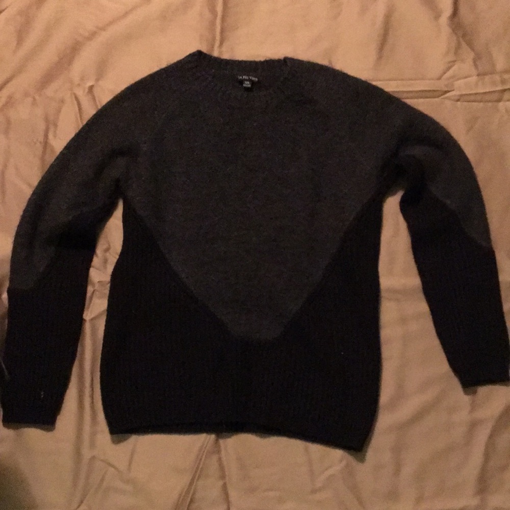 Anthro La Fee Verte color block sweater